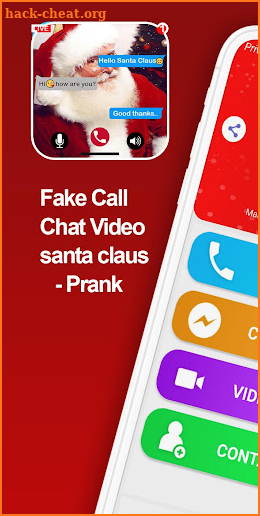 fake call from Santa Claus screenshot