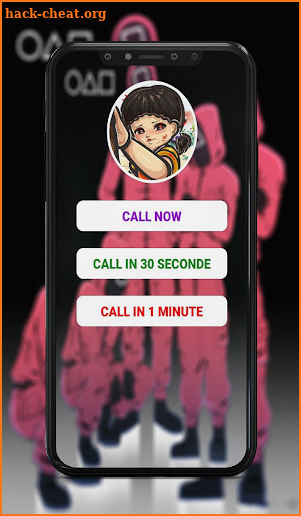 Fake call from Squid Game screenshot