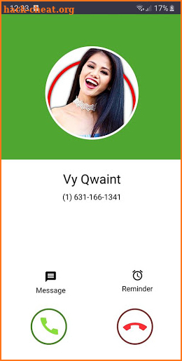 Fake call from vy qwaint screenshot