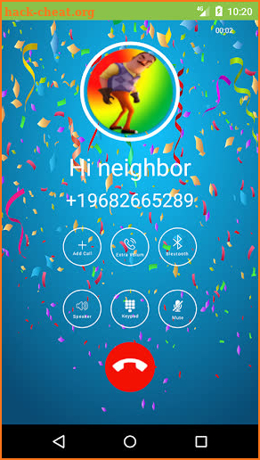 Fake Call Hello scary Mr-Neighbor alpha 4 screenshot