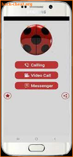 Fake call Ladybug screenshot