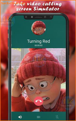 Fake Call Meilin Turning Red screenshot