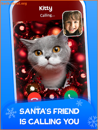 Fake Call Merry Christmas Game screenshot