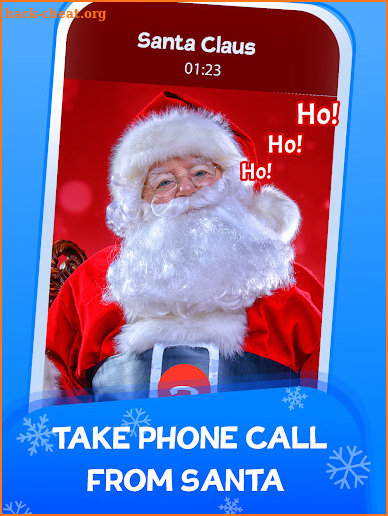 Fake Call Merry Christmas Game screenshot