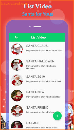 Fake Call Santa - Call Santa Claus You screenshot