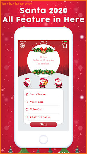 Fake Call Santa - Video Call Santa screenshot