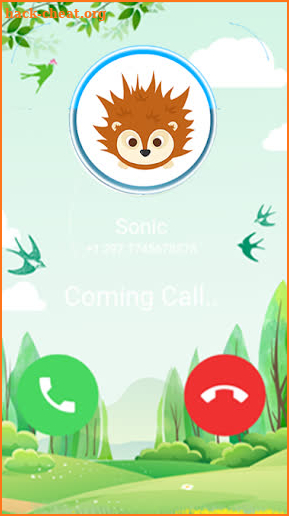 Fake Call Sonnic screenshot