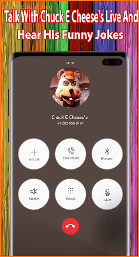 Fake Call Video Chuck e Cheese's - Real Voice screenshot