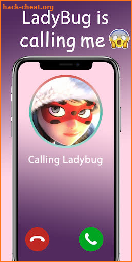 Fake call with Lady bug - Chat noir calls you screenshot