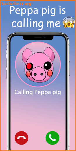 Fake call with Piggy Granny - PeppePig call screenshot