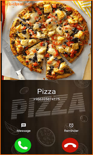 Fake Call With Pizza Prank screenshot