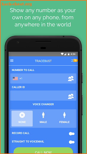 Fake Caller ID - TraceBust screenshot