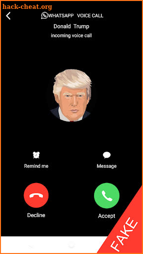 Fake Call:Fake voice call with celebrity-Prank App screenshot