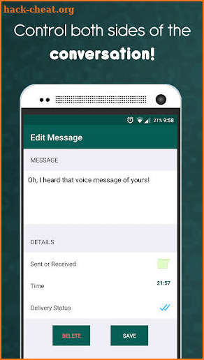 Fake Chat Conversations - WhatsMessage screenshot