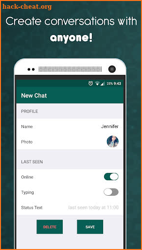 Fake Chat Conversations - WhatsMessage screenshot