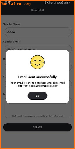 Fake Email Sender – Prank screenshot