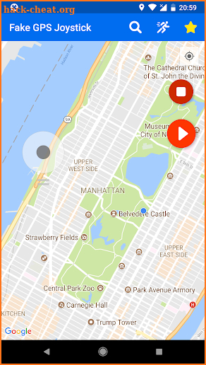 Fake GPS Joystick - Mock GPS Location screenshot