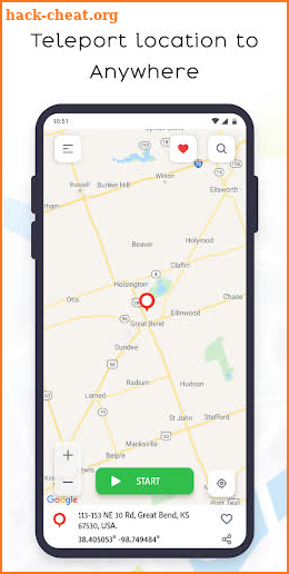 Fake GPS Location Changer App screenshot