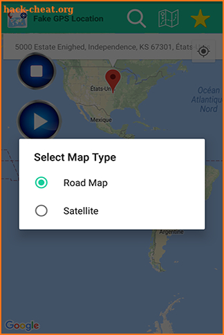 Fake GPS location joystick PRO screenshot