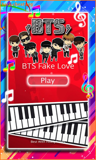 Fake Love BTS - Piano Tiles screenshot