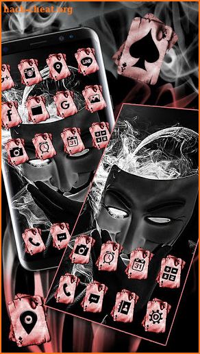 Fake Mask Launcher Theme Live HD Wallpapers screenshot