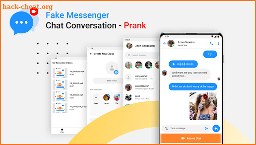 Fake Messenger Chat Conversation - Prank screenshot
