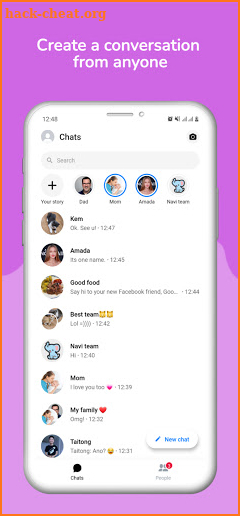Fake Messenger Conversation - Fake chat screenshot