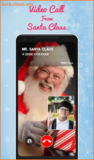 Fake Santa Claus Video Calling Simulator screenshot