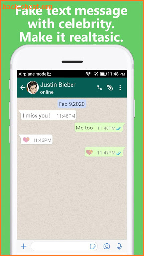 Fake Text Message-Prank text app screenshot