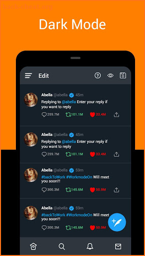 Fake Tweet Photo Editor - Fake Profile Maker screenshot
