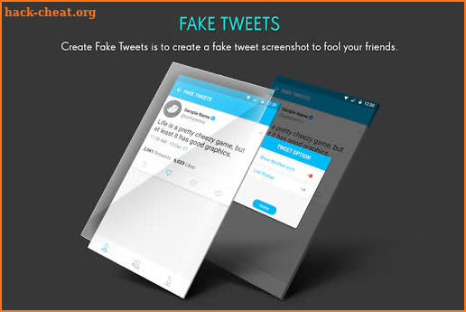 Fake Tweets screenshot
