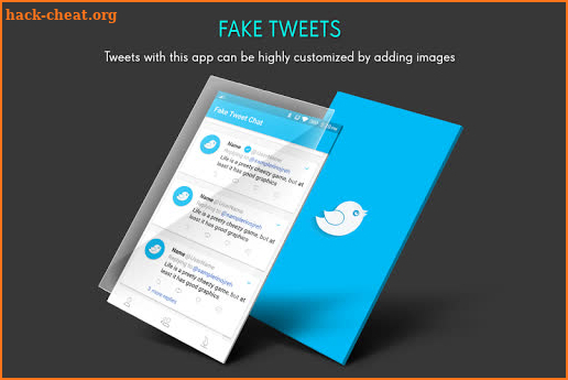 Fake Tweets screenshot