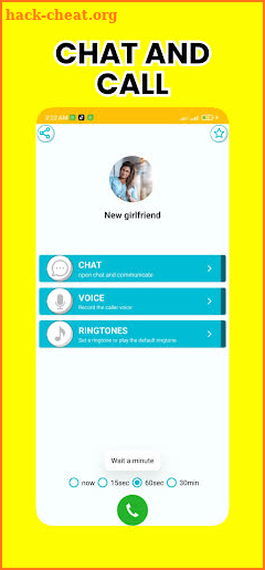 Fake vd Call Girlfriend prank screenshot