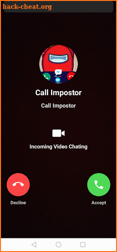 Fake Video call among us impostor Live screenshot