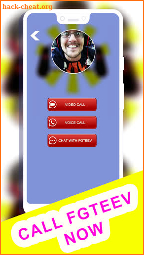 Fake Video Call & Chat For FGTeev screenshot