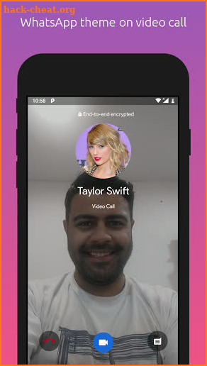 Fake video call celebrities – prank video call screenshot