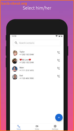 Fake video call celebrities – prank video call screenshot
