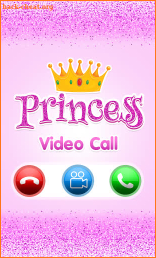 Fake video call from Princess - Dress up girl game screenshot
