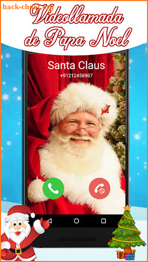 Fake Video Call from Santa screenshot
