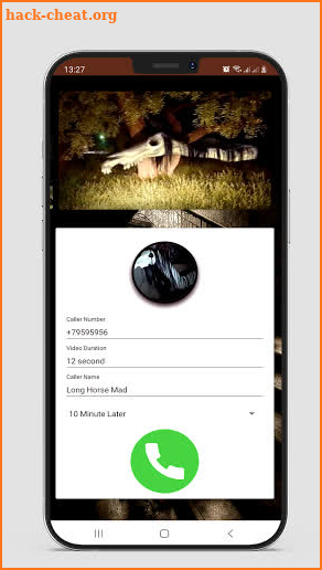 Fake Video Call long horse horor screenshot