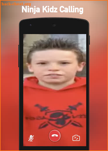 Fake Video Call Ninja Kidz screenshot