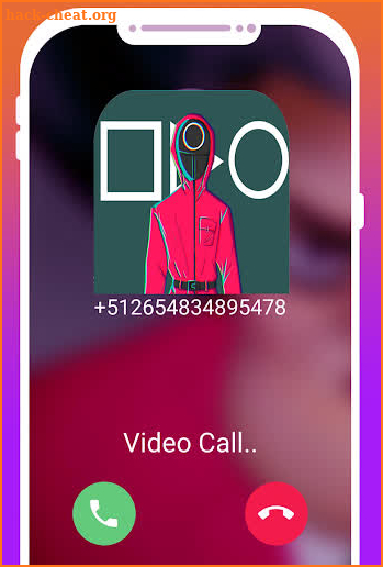 fake video call Squid Game screenshot