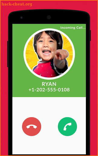 Fake Video Call with R‎уаn screenshot