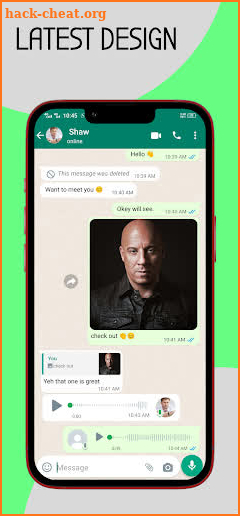 Fake Whatsp Chat - Pro screenshot