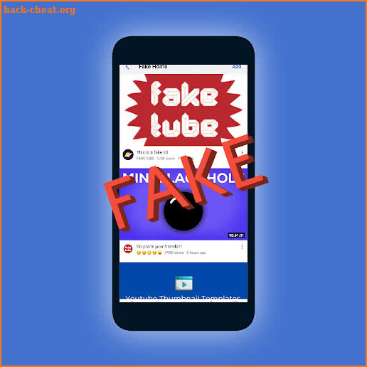 FakeTube - Fake Video Comment Channel Prank screenshot