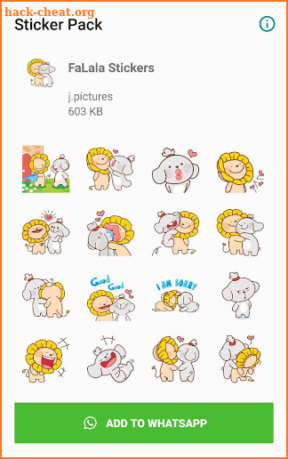 FaLala Stickers for WhatsApp screenshot