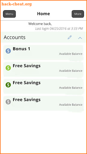 Falcon Bank Mobile Money screenshot