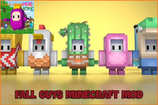 Faller Guys Mod for Minecraft Game screenshot