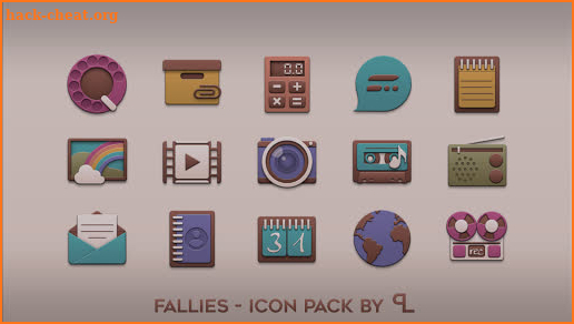 Fallies Icon pack - Chocolat screenshot