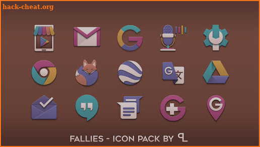Fallies Icon pack - Chocolat screenshot